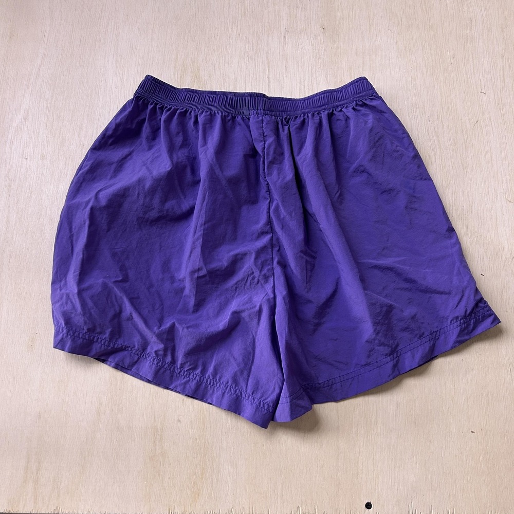 Swim 365 Swim Shorts Womens Large Purple Nylon Drawstring Elastic Waist Beach - Picture 3 of 10